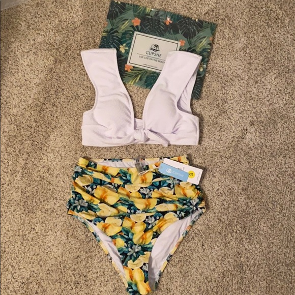 Cupshe Other - Sweet Lemon High-Waisted Bikini